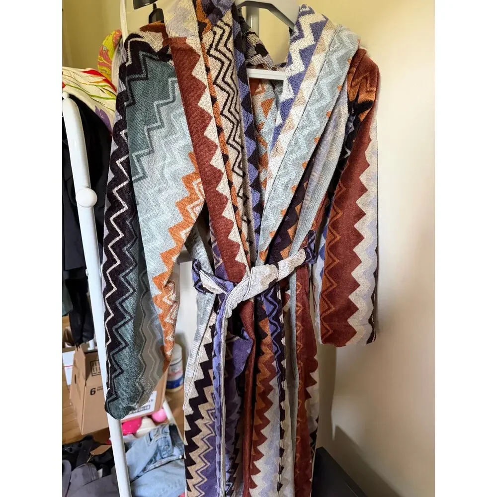 Missoni robe coat cotton belted